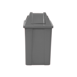 Lixeira com Tampa Basculante 60L JSN Quadrada - Cinza Lixeira com Tampa Basculante 60L JSN Quadrada - Cinza
