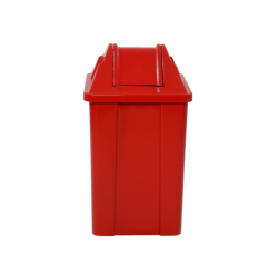 Lixeira com Tampa Basculante 60L JSN Quadrada - Vermelho Lixeira com Tampa Basculante 60L JSN Quadrada - Vermelho