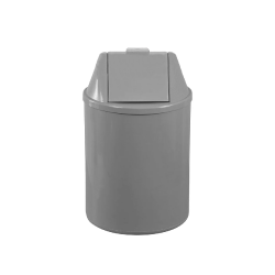 Lixeira com Tampa Basculante 12L JSN - Cinza Lixeira com Tampa Basculante 12L JSN - Cinza