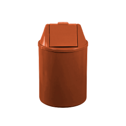 Lixeira com Tampa Basculante 12L JSN - Marrom Lixeira com Tampa Basculante 12L JSN - Marrom
