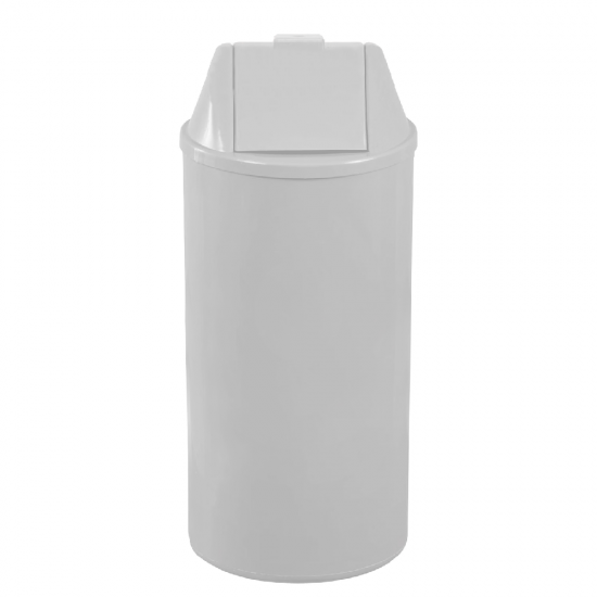 Lixeira com Tampa Basculante 22L JSN - Branco