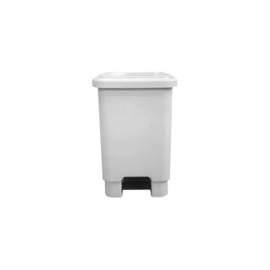 Lixeira com Pedal 100L Attuale - Branca Lixeira com Pedal 100L Attuale - Branca