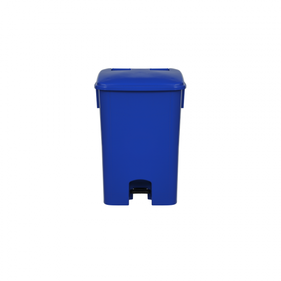 Lixeira com Pedal 100L Bralimpia - Azul Lixeira com Pedal 100L Bralimpia - Azul