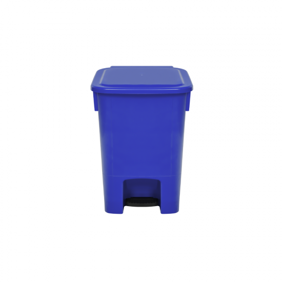 Lixeira com Pedal 15L Bralimpia - Azul Lixeira com Pedal 15L Bralimpia - Azul