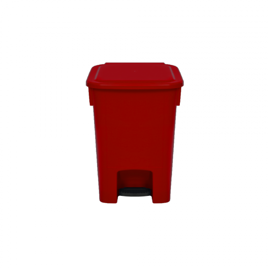 Lixeira com Pedal 15L Bralimpia - Vermelha Lixeira com Pedal 15L Bralimpia - Vermelha