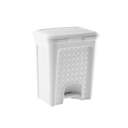 Lixeira com Pedal 13L Paramount Rattan
