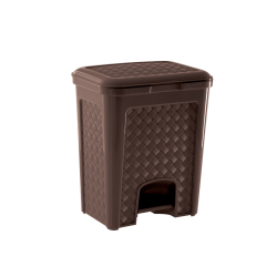 Lixeira com Pedal 13L Paramount Rattan