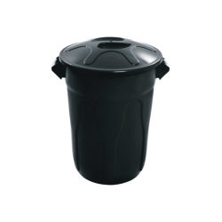 Lixeira com Tampa 40L JSN - Preto