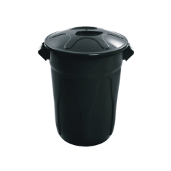Lixeira com Tampa 60L JSN - Preto