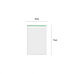 Saco Plástico ZIP n°1 Vabene 7x5cm com 100 unid.