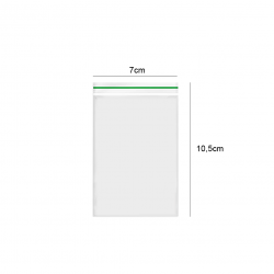 Saco Plástico ZIP n°3 Vabene 7x10,5cm com 100 unid.