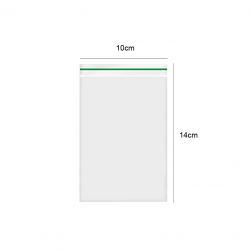 Saco Plástico ZIP n°5 Vabene 10x14cm com 100 unid.