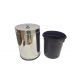 Lixeira Inox com Tampa 10,5L Viel