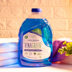 Lava Roupas Líquido Vinagreen Roupas Brancas e Coloridas 3L
