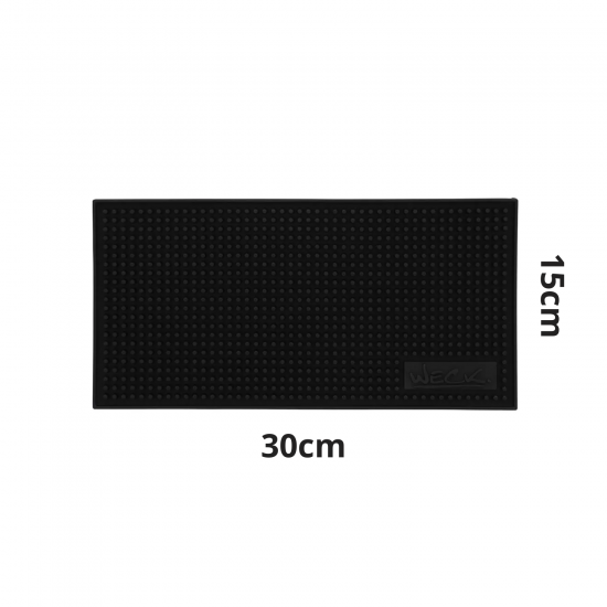Tapete Barman Mat Runner 15x30cm Profissional Weck Preto Tapete Barman Mat Runner 15x30cm Profissional Weck Preto