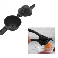 Espremedor de Limão de Alumínio Weck Plus Preto Espremedor de Limão de Alumínio Weck Plus Preto