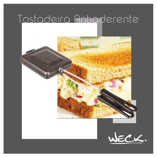 Tostadeira Sanduicheira Antiaderente Weck Tostadeira Sanduicheira Antiaderente Weck