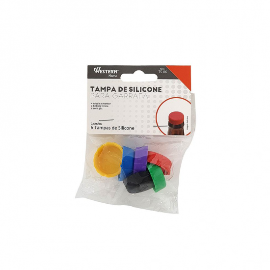 Conjunto de Tampas de Silicone para Garrafa Western Conjunto de Tampas de Silicone para Garrafa Western