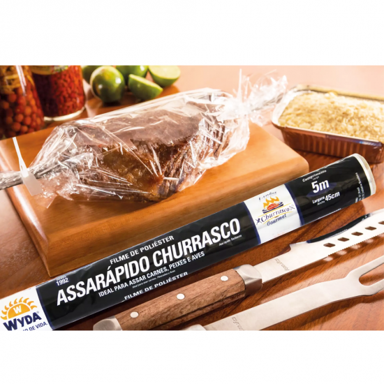 Assarápido para Churrasco 45cm x 5m Wyda Assarápido para Churrasco 45cm x 5m Wyda