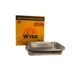 Marmitex de Alumínio D08 Wyda 1500mL com 100 unid.