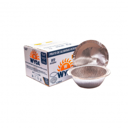 Marmitex de Alumínio n°9 Wyda 1200mL com 100 unid.