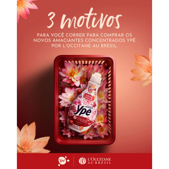 Amaciante Concentrado Ypê L'Occitane Perfume Sofisticado Brésil 1L Amaciante Concentrado Ypê L'Occitane Perfume Sofisticado Brésil 1L