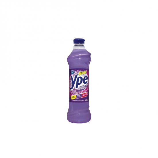 Desinfetante Ypê Bak Lavanda 500mL Desinfetante Ypê Bak Lavanda 500mL