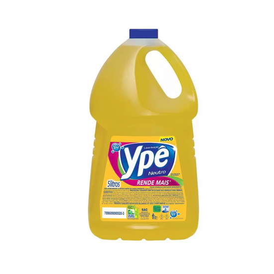 Detergente Líquido Ypê Neutro 5L Detergente Líquido Ypê Neutro 5L