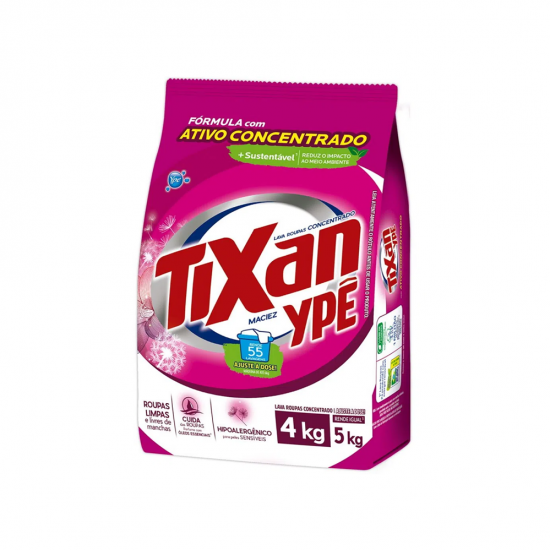 Sabão em Pó Tixan Ypê Maciez 4Kg 