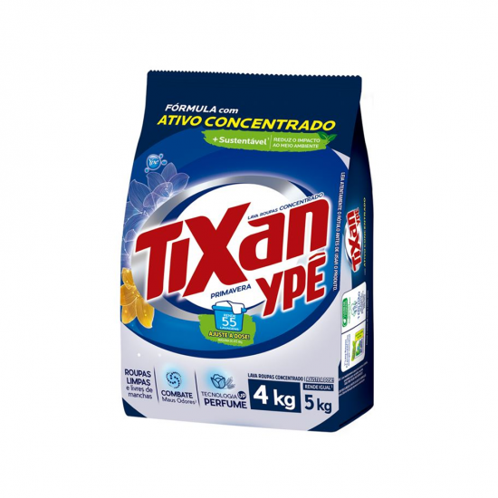 Sabão em Pó Tixan Ypê Primavera 4Kg Sabão em Pó Tixan Ypê Primavera 4Kg