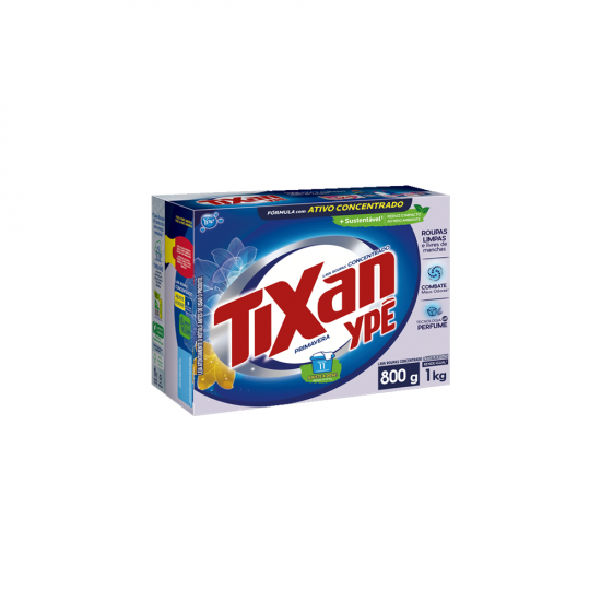 Sabão em Pó Tixan Ypê Primavera 800g Sabão em Pó Tixan Ypê Primavera 800g