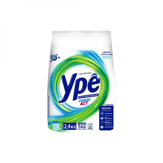 Sabão em Pó Ypê Power Act 2,4Kg Sabão em Pó Ypê Power Act 2,4Kg