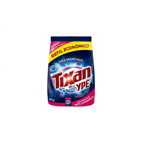 Tira Manchas em Pó Tixan Ypê Roupas Coloridas 420g Tira Manchas em Pó Tixan Ypê Roupas Coloridas 420g
