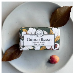 Sabonete Barra Giorno Bagno Magnólia e Lichia 180g