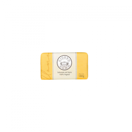 Sabonete Barra Giorno Bagno Uomo Amarelo 180g Sabonete Barra Giorno Bagno Uomo Amarelo 180g
