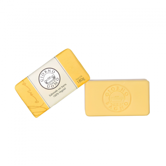 Sabonete Barra Giorno Bagno Uomo Amarelo 180g Sabonete Barra Giorno Bagno Uomo Amarelo 180g