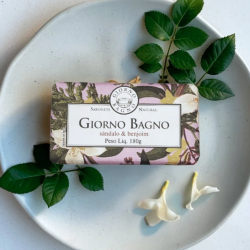 Sabonete Barra Giorno Bagno Sândalo e Benjoim 180g