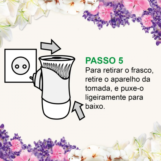 Difusor Elétrico Bom Ar Lírio Branco e Algodão Aparelho + Refil 16mL Difusor Elétrico Bom Ar Lírio Branco e Algodão Aparelho + Refil 16mL