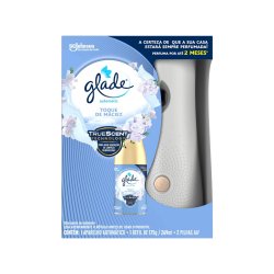 Aromatizador Spray Automático Glade Toque de Maciez Aparelho + 1 Refil