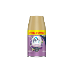 Aromatizador Spray Automático Glade Lavanda 269mL Refil