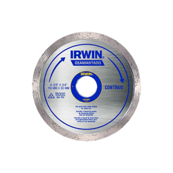 Disco de Corte Diamantado Liso Contínuo Irwin 110mmx20mm 