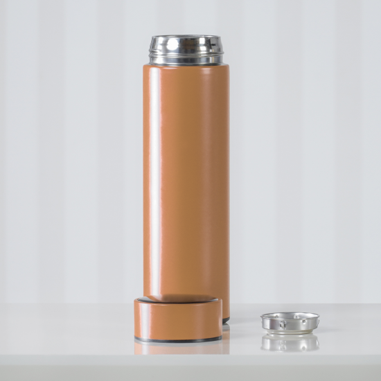Garrafa Térmica Inox 500mL com Indicador de Temperatura Bene Casa