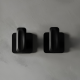 Conjunto de Ganchos de Parede <Ou> Eleve Preto