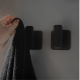 Conjunto de Ganchos de Parede <Ou> Eleve Preto
