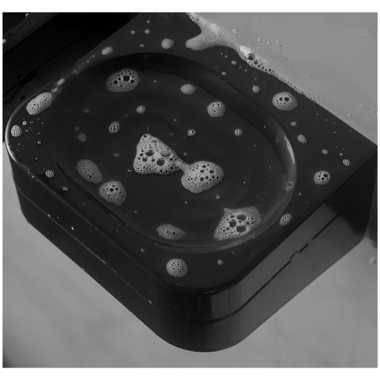 Saboneteira de parede <Ou> Eleve Preto