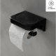 Porta Papel Higiênico de Parede <Ou> Eleve Preto