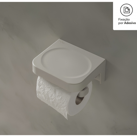 Porta Papel Higiênico de Parede <Ou> Eleve Bege