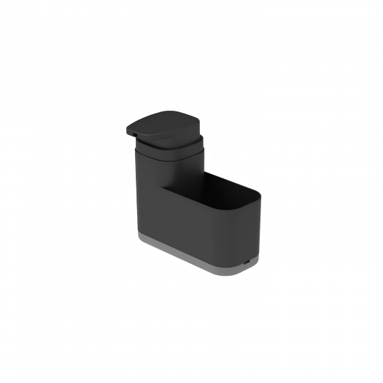 Dispenser para Detergente Organizador <Ou> 550ml Liv Preto Dispenser para Detergente Organizador <Ou> 550ml Liv Preto