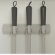 Suporte Para Vassouras e Rodos com 3 Ganchos <Ou> Flow Bege