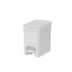Lixeira com pedal 6L <Ou> Trium Branco